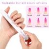 200 Pcs Nail Files 100/180 Grit Double Sides Emery Boards Reusable Nail Files for Acrylic Nails Professional Manicure Tools for Natural Nails Acrylic Nails Home and Salon Supplies (Oval) view 4