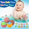 Bath Bombs for Kids with Surprise Inside, 30 Pack Kids Bath Bombs with Toys Glow in The Dark, Child-Safe Colorful Bubble Fizz Bath Ball Gift Set for Easter Egg, Birthday,Christmas view 3