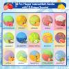 Bath Bombs for Kids with Surprise Inside, 30 Pack Kids Bath Bombs with Toys Glow in The Dark, Child-Safe Colorful Bubble Fizz Bath Ball Gift Set for Easter Egg, Birthday,Christmas view 4