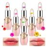 6PCS Crystal Flower Jelly Lipstick Set,Moisturizing Color Changing Lip Gloss Set,Clear Tinted Magic Lip Stain Moisturizer Gift Set,Waterproof Lip Balm Set,Long Lasting Hydrating Lipgloss for Women view 1