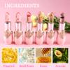 6PCS Crystal Flower Jelly Lipstick Set,Moisturizing Color Changing Lip Gloss Set,Clear Tinted Magic Lip Stain Moisturizer Gift Set,Waterproof Lip Balm Set,Long Lasting Hydrating Lipgloss for Women view 4