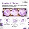 Lavivio Lavender Bath Bombs for Women - Lavendar Bath Bomb with Shea Butter & Essential Oils - Mega Foaming, Relaxing, Moisturizing, for Stress Relief & Dry Skin - 3 x 100g - Gift Set view 2