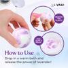 Lavivio Lavender Bath Bombs for Women - Lavendar Bath Bomb with Shea Butter & Essential Oils - Mega Foaming, Relaxing, Moisturizing, for Stress Relief & Dry Skin - 3 x 100g - Gift Set view 3