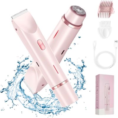 Bgins Beauty Razor, Bgins Beauty Shaver, Bgins Beauty Trimmer, Smoovi 2.0 Bikini Shaver, Smoovi Razor, Bginsbeauty Razor, Ezme Razor, Silky Glow Razor, 2 in 1 Electric Shaver (Pink)