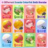 Bath Bombs for Kids with Surprise Inside, 12pcs Kids Bath Bombs with Mermaid Toys Gift Set for Girls, Shea & Coco Butter Dry Skin Moisturize, Handmade Fizzy Bubble Spa Bath Ball for Birthday Christmas view 3