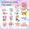 Bath Bombs for Kids with Surprise Inside, 12pcs Kids Bath Bombs with Mermaid Toys Gift Set for Girls, Shea & Coco Butter Dry Skin Moisturize, Handmade Fizzy Bubble Spa Bath Ball for Birthday Christmas view 4