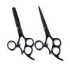 6.0 Inch Black Flying Shears,Rotating Handle Hairdressing Scissors,Hairdressing Scissors,Hairdressing Scissors,Thinning Scissors Hair Cutting Shears view 2