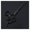 6.0 Inch Black Flying Shears,Rotating Handle Hairdressing Scissors,Hairdressing Scissors,Hairdressing Scissors,Thinning Scissors Hair Cutting Shears view 4