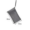 20x12CM Soap Saver Bag Exfoliating Soap Pouch Bubble Foam Sponge Facial Cleaning Bags for Bath Shower(Grey) view 2
