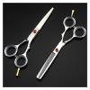 5.5 Inch Hairdressing Scissors,Hairdressing Scissors,Thinning Hairdressing Scissors,Hairdresser'S Scissors Hair Cutting Shears,Cutting view 2