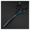 5.5 Inch Blue And Black Hair Clippers,Scissors For Haircuts,Thinning Haircuts,Hairdressing Scissors,Hairdressers Scissors Hair Cutting Shears view 1