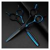 5.5 Inch Blue And Black Hair Clippers,Scissors For Haircuts,Thinning Haircuts,Hairdressing Scissors,Hairdressers Scissors Hair Cutting Shears view 2