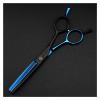 5.5 Inch Blue And Black Hair Clippers,Scissors For Haircuts,Thinning Haircuts,Hairdressing Scissors,Hairdressers Scissors Hair Cutting Shears view 4
