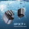 Foil Shavers for Men, Mini Electric Razors for Close Shaving Face with High Speed 3 Floating Blade Heads, USB C Fast Rechargeable Foil Shaver IPX7 Waterproof Wet Dry Travel Locked/Led Display view 4