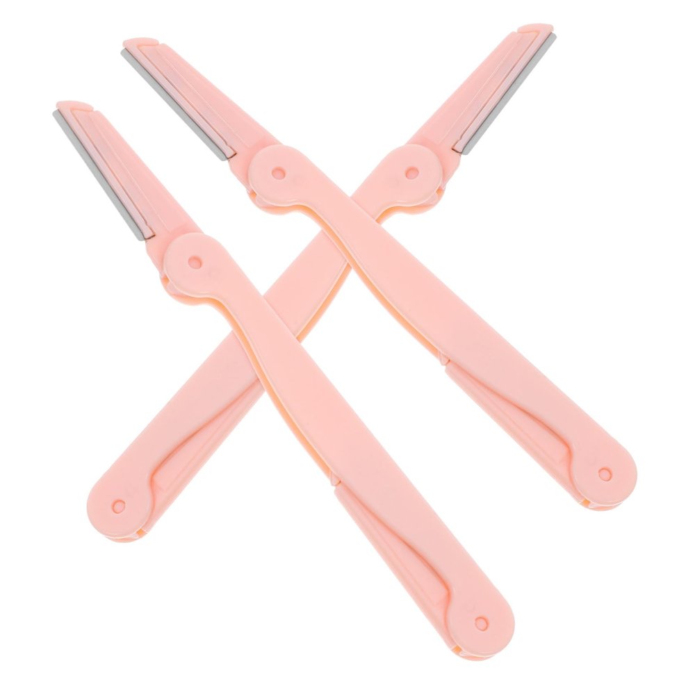 MUSISALY 3pcs Professional Eyebrow Razor Heads for Women Face Trimmer Travel-friendly Makeup Tool