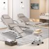 Hicomony Gray Tattoo Chair Bed for Client, Facial Chairs for Esthetician Bed, Lash Table for Eyelash Extensions Spa Chair Professional Massage Salon Spa Equipment view 2