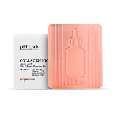 PhLab Collagen Night Soap Bar, Improves Skin Elasticity, Renewed and Firming Skin Calming Cleasing Bar, 1.76 Oz (1)