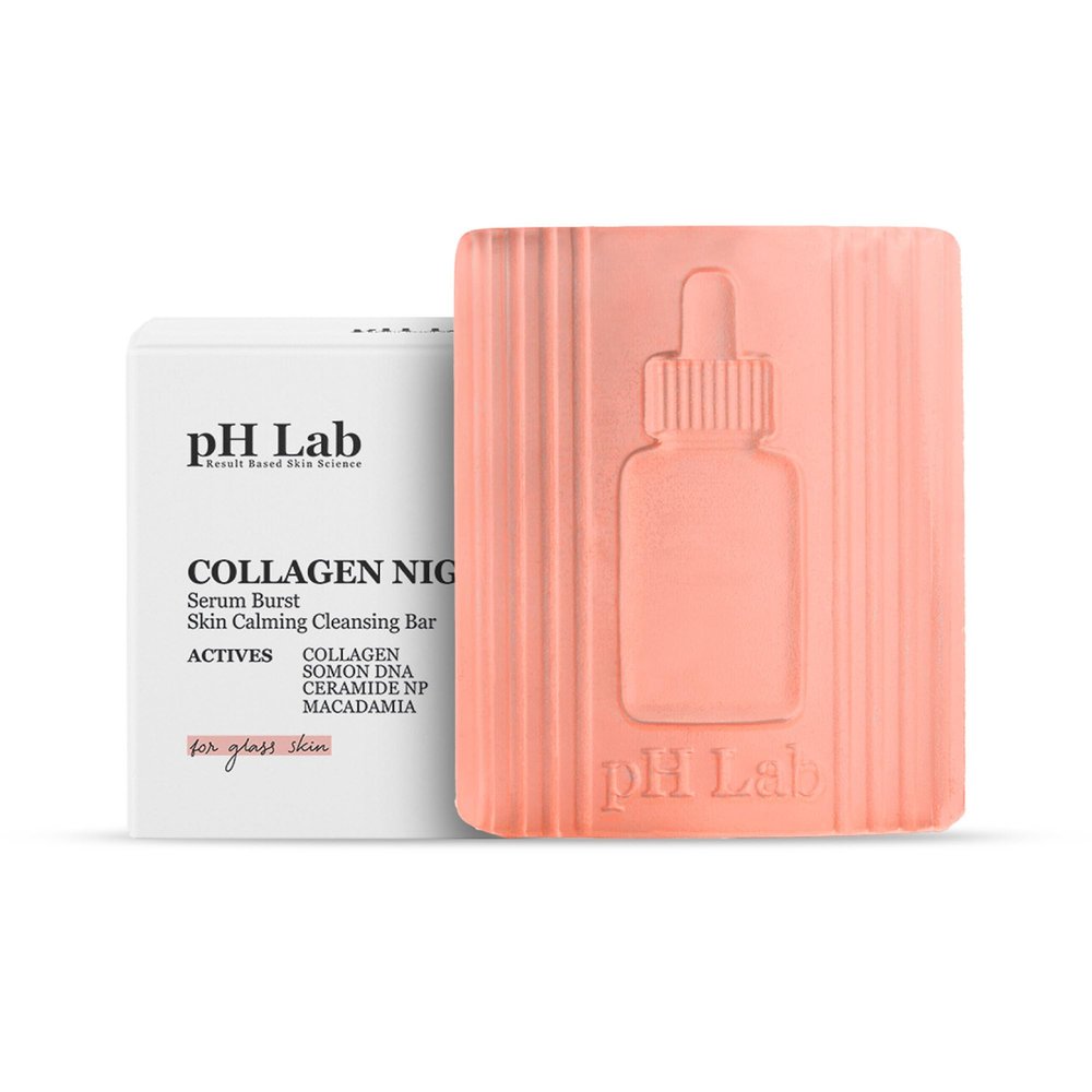 PhLab Collagen Night Soap Bar, Improves Skin Elasticity, Renewed and Firming Skin Calming Cleasing Bar, 1.76 Oz (1)