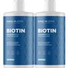 BOOST Biotin Hair Serum plus Biotin Shampoo 2 Pack Bundle - Hair Thickening Serum with Castor and Rosemary plus Volumizing Biotin Shampoo for Men and Women Set view 2