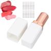 10pcs Portable Empty Lipstick Tube, White Empty Lipstick Tubes for DIY Lip Balm Containers, Suitable for Lipsticks, Body Creams, Lotion Sticks,Beautiful Appearance and Practical view 3