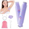 2-in-1 Electric Shaver & Bikini Trimmer for Women - Painless Electric Razor for Face, Body & Intimate Areas, Ultra Silent Cordless Wet/Dry Shaver with Dual Blades, IPX7 Waterproof for Shower & Travel view 1