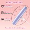 2-in-1 Electric Shaver & Bikini Trimmer for Women - Painless Electric Razor for Face, Body & Intimate Areas, Ultra Silent Cordless Wet/Dry Shaver with Dual Blades, IPX7 Waterproof for Shower & Travel view 2