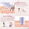 2-in-1 Electric Shaver & Bikini Trimmer for Women - Painless Electric Razor for Face, Body & Intimate Areas, Ultra Silent Cordless Wet/Dry Shaver with Dual Blades, IPX7 Waterproof for Shower & Travel view 4