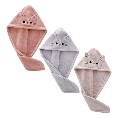 MERRYHAPY Fast Drying Bath Towels Hair Towels for Women Water Absorbent Hair Drying Cap Supple
