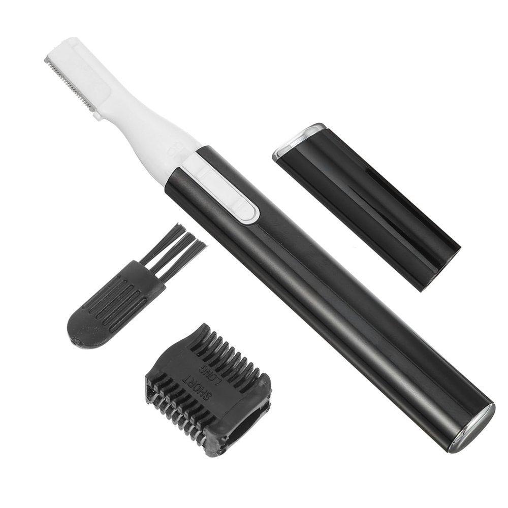 TOGEVAL 1set Electric Eyebrow Trimmer Eyebrow Shaving for Women Gentle Facial Hair Remover for Lips and Face Includes Comb and Brush for Easy Styling