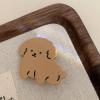 2PCS Teddy Hair Clips,Teddy Hair Duckbill Clips Animal Hair Claw Clip Barrettes Hairpins Hairgrips for Girls of all Ages (Teddy) view 2