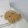 2PCS Teddy Hair Clips,Teddy Hair Duckbill Clips Animal Hair Claw Clip Barrettes Hairpins Hairgrips for Girls of all Ages (Teddy) view 3