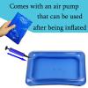 2 PCS Inflatable Pool Foot Bath Basin, Portable Foot Bath Basin, Foot Soaking Bath Basin for Pool Entry Ladder, Swimming Pool Clean Feet Pedicure Supplies view 4