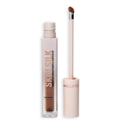 Revolution Skin Silk Radiant Serum Under Eye Brightener, Dark Orange