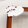 2PCS White Cat Hair Clips,White Cat Hair Duckbill Clips Animal Hair Claw Clip Barrettes Hairpins Hairgrips for Girls of all Ages (White Cat) view 2