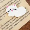 2PCS White Cat Hair Clips,White Cat Hair Duckbill Clips Animal Hair Claw Clip Barrettes Hairpins Hairgrips for Girls of all Ages (White Cat) view 4