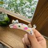2PCS Jumping Cat Hair Clips,Cat Hair Duckbill Clips Animal Hair Claw Clip Barrettes Hairpins Hairgrips for Girls of all Ages (Jumping Cat) view 2