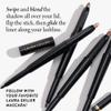 LAURA GELLER NEW YORK Swipe-n-Line Dual-Ended Eyeshadow + Eyeliner - Earthy (Taupe-Green/Warm Green) - Cream Eyeshadow & Smooth Glide Eyeliner - Waterproof & Crease-free Color view 4