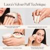 Laura Mercier Translucent Loose Setting Powder in Shade Tone-Up Rose: 24 HR Shine Control, Soft Matte Finish, Best for Normal to Oily Skin, For Enlivening Fair to Medium Skintones + Velour Puff Bundle view 2