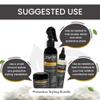 Jaycee Naturals Protective Styling Bundle to Seal in Moisture and Protect all Curly Hair Types - Moisturizing Hair Butter, Hydrating Rosewater Spray, and Nourishing Lightweight Oil view 3