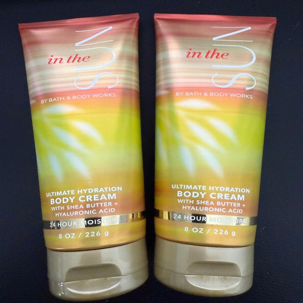 2 IN THE SUN cream Ultimate Hydration bath Body Cream 8 fl oz