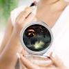 Halloween Horror Portable Travel Makeup Mirror 1X 2X Folding Makeup Mirror Travel Makeup Mirror Handheld 2-Sided Round Mirror Travel Essentials Gift for Women view 4