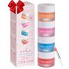 ANRCOLLECT Face and Lip Skincare Set with Clay Mask Set(4 Pack) and 1 Lip Care Kit(1 Lip Scrub and 3 Lip Mask) view 2