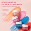 ANRCOLLECT Face and Lip Skincare Set with Clay Mask Set(4 Pack) and 1 Lip Care Kit(1 Lip Scrub and 3 Lip Mask) view 3