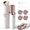Replacement Heads 4pcs with 1 Women Facial Hair Remover, White Shave view 1