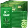 200 Pack Bulk Aloe Vera Gel, 99% Pure Aloe Vera Gel for Face, Hair, Sunburn Relief, Moisturizing Aloe Gel for After Sun Skin Care Relief, Portable Travel Size Aloe Gel Suitable for All Skin Types view 1