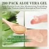 200 Pack Bulk Aloe Vera Gel, 99% Pure Aloe Vera Gel for Face, Hair, Sunburn Relief, Moisturizing Aloe Gel for After Sun Skin Care Relief, Portable Travel Size Aloe Gel Suitable for All Skin Types view 3