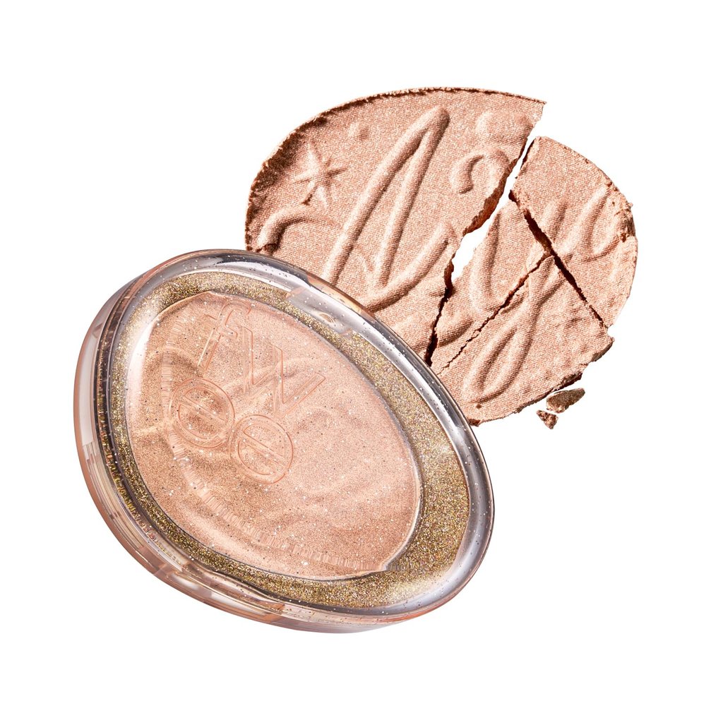 fwee Glitz Stone Highlighter | 12 Vibrant, Photogenic Shades, Long-lasting Glow, Daily Shimmer to Bold Glitter, Inspired by Birthstones  Royal Topaz | 5.6g