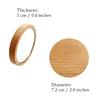 XFYSDIY Personalized Pocket Mirror, Personalized Wedding Guest Gift, Custom Engraved Wooden Pocket Makeup Mirror for Women Wedding Party Favor Souvenir(1pcs) view 3