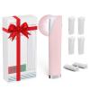 PELCAS Electric Dermaplaning Tool Kit for Women Face with LED Light, Facial Mini Dermaplaning Razor with 6 Blades, 3 Speeds 2 in 1 Facial Peach Fuzz Hair & Exfoliation Removal System at Home BV18-712 view 1