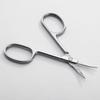 FOMIYES Professional Stainless Steel Beauty Scissors for Makeup Kit Facial Hair Trimmer Eyebrow Shears Hair Scissors Eyelash view 2